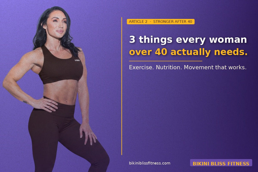 The 3 Types of Exercise and Nutrition Habits Every Woman Over 40 Actually Needs