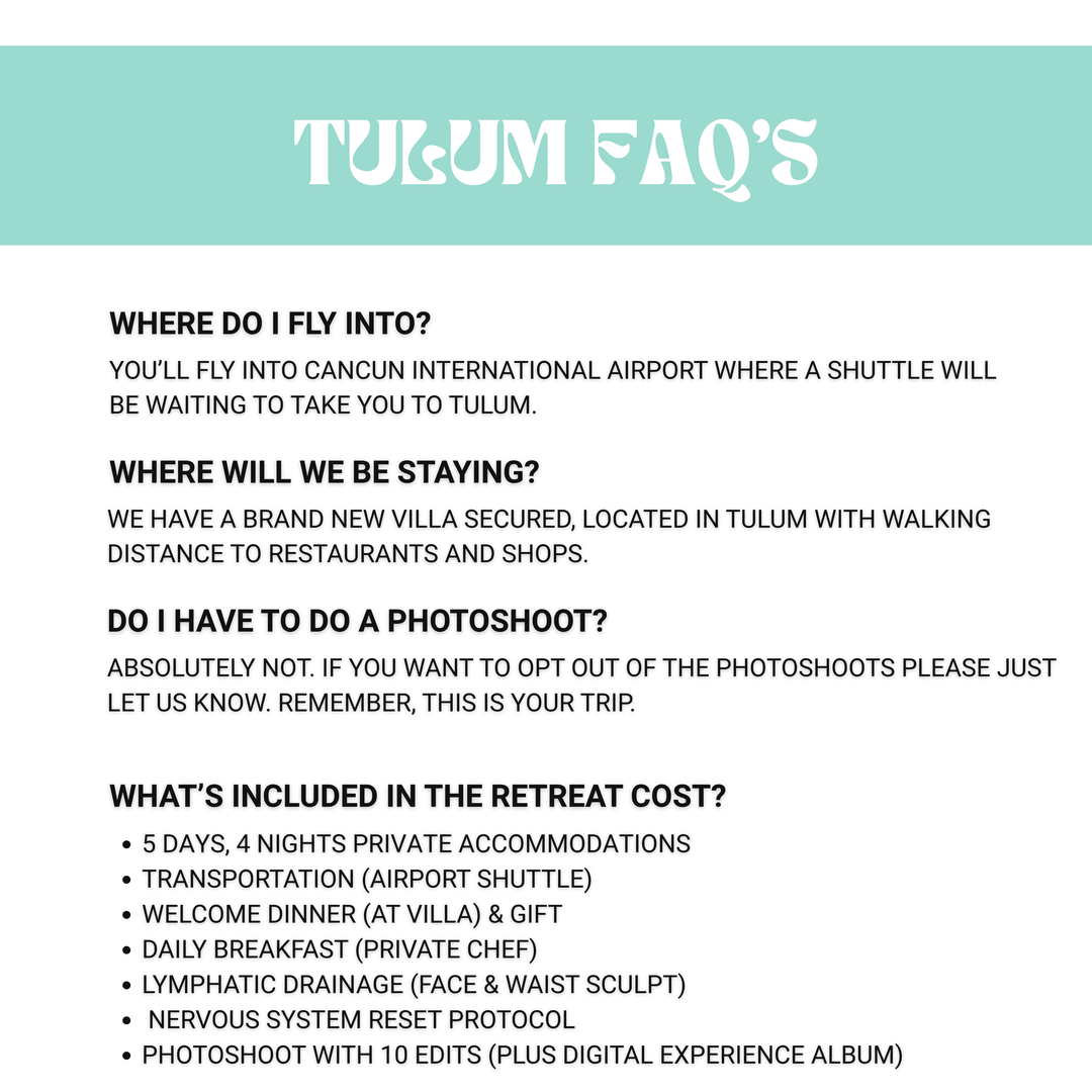 Reset Retreat: Tulum