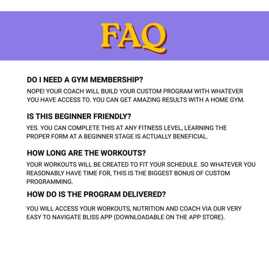 Premium Custom Coaching