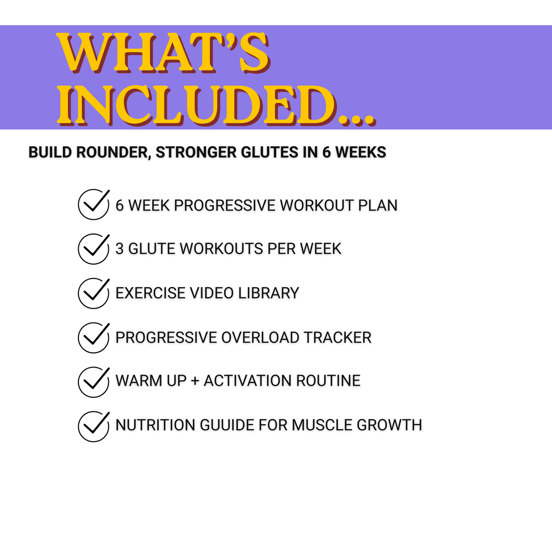 3D Glutes 6 Week Glute Program
