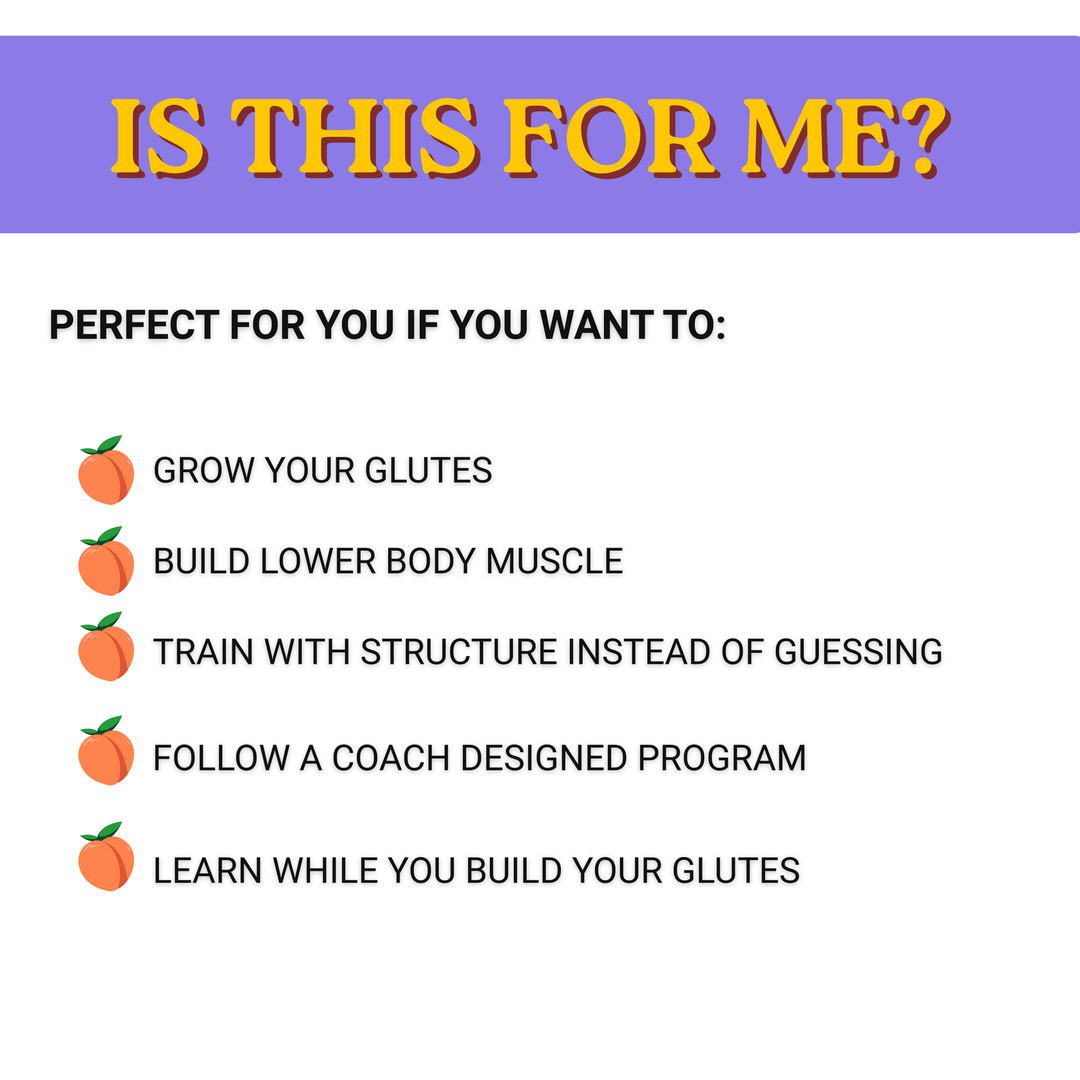 3D Glutes 6 Week Glute Program