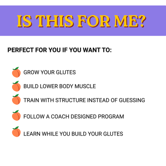 3D Glutes 6 Week Glute Program